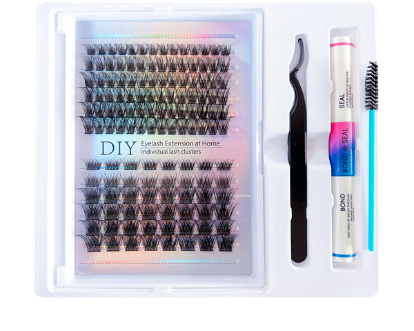 A legjobb Pingdu Sparkling Eyelash® termékek természetes hatású barkácsolt Mink szempillahosszabbításokhoz