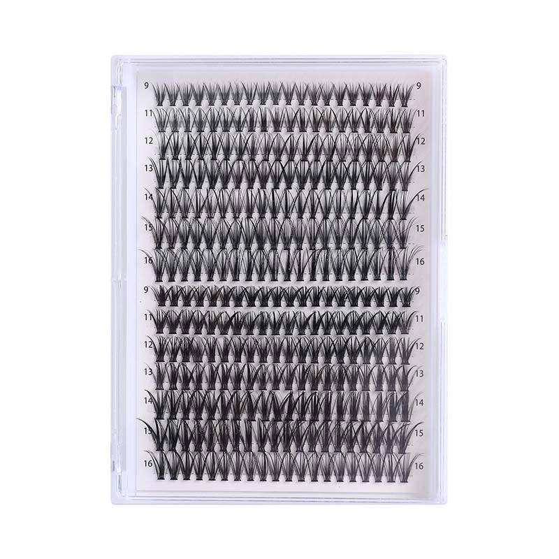 30D 40D 9-18mm Cluster Lashes vegyes tálca