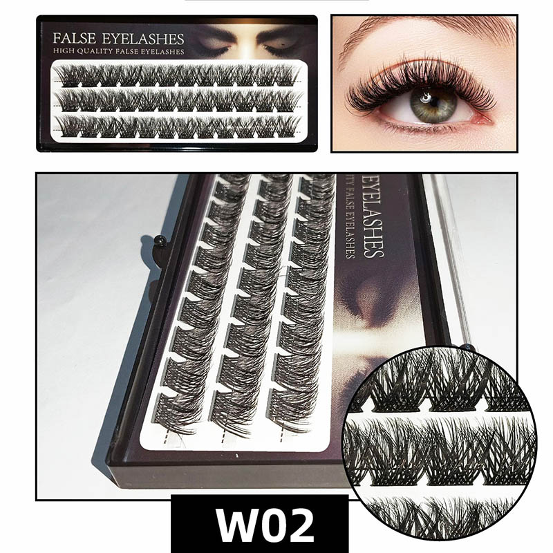 D Curl Lash Extension Clusterek