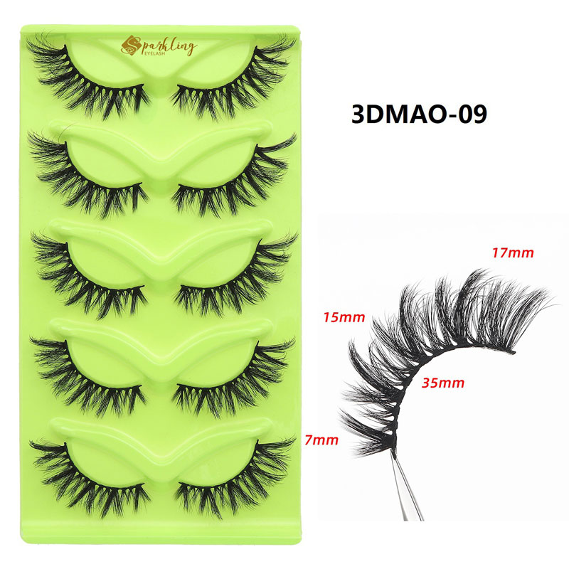 5 pár Wispy macskaszempilla