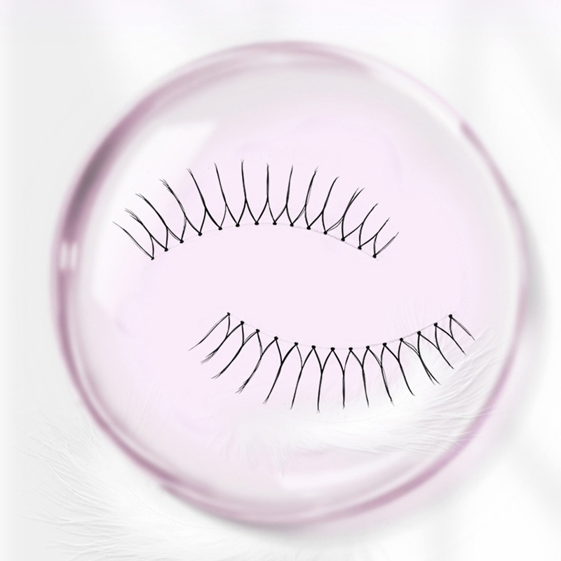 Clear Band Anime Lashes 4 páros csomag