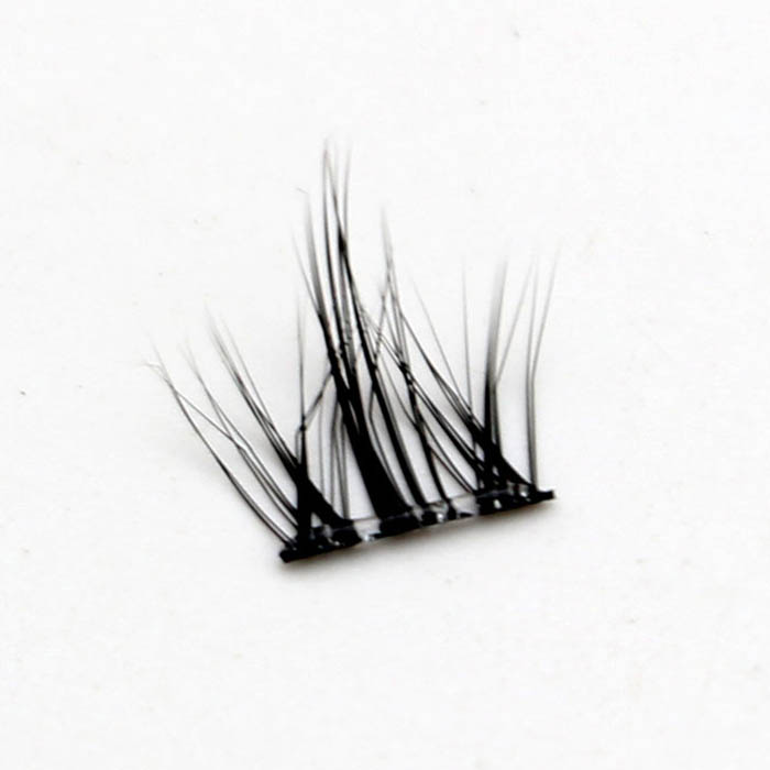 D Curl Fluffy Eyelash Cluster Előreragasztott fürtszempillák