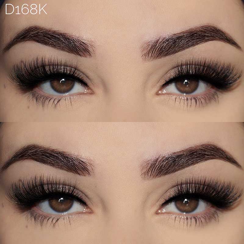 Half Lashes Natural Look Wispy 3D macskaszempillák